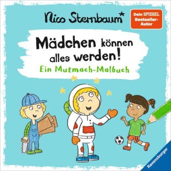 Ravensburger - Malbuch M&auml;dchen k&ouml;nnen alles werden