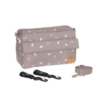 Lässig - Kinderwagentasche - Blocks Taupe, Grau