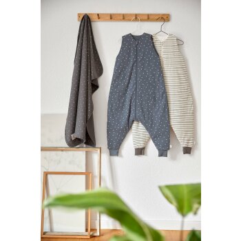 Lässig - Schlafsack mit Beinen - Sleeping Jumper, Triangle Blue Gr. 86-92 (2)