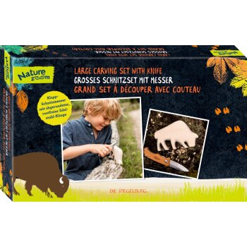 Die Spiegelburg - Nature Zoom - Großes Schnitzset...