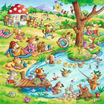 Ravensburger - Puzzle - 3 x 49 Teile - ab 5 Jahre -...