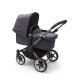 BUGABOO - Donkey 5 Zwillings-Kinderwagen mit Liegewanne und Sitz CORE GRAPHIT / STORMY-BLUE