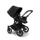 BUGABOO - Donkey 5 Zwillings-Kinderwagen mit Liegewanne und Sitz CORE BLACK / MIDNIGHT-BLACK