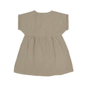 Lässig - Musselin-Kleid Cozy Muslin Wear - Olive, Gr. 86/92 (A)