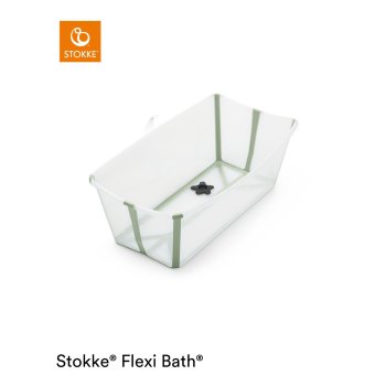 STOKKE - FLEXI BATH® Badewanne Transparent GREEN
