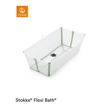 STOKKE - FLEXI BATH® Badewanne X-Large TRANSPARENT GREEN (A)