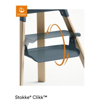 STOKKE - CLIKK™ Hochstuhl FJORD-BLUE