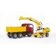 Bruder - MAN TGA Kipplastwagen mit Liebherr Schaufelbagger 02751 (1:16)