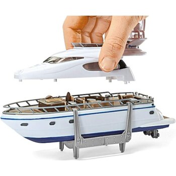 SIKU - Schwertransport mit Yacht