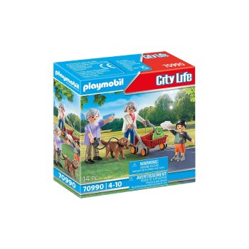 PLAYMOBIL - City Life - 70990 Großeltern mit Enkel
