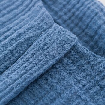 Träumeland - Sommer-Schlafsack Baumwoll-Musselin (0,5 TOG) hellblau Gr. 90 (A)