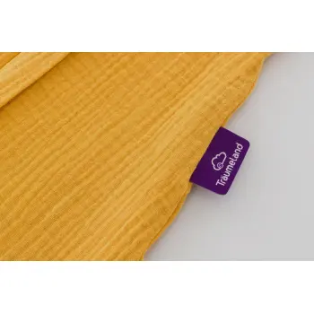 Träumeland - Sommer-Schlafsack Baumwoll-Musselin (0,5 TOG) senfgelb Gr. 60