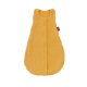 Träumeland - Sommer-Schlafsack Baumwoll-Musselin (0,5 TOG) senfgelb Gr. 90