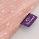 Träumeland - Sommer-Schlafsack GOTS (1,0 TOG) Blätter rosa Gr. 60 (A)