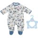 Zapf - Baby Annabell Strampler blau Blätter 43cm
