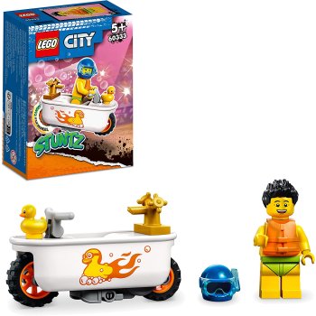 LEGO - City - 60333 Stuntz Badewannen-Stuntbike