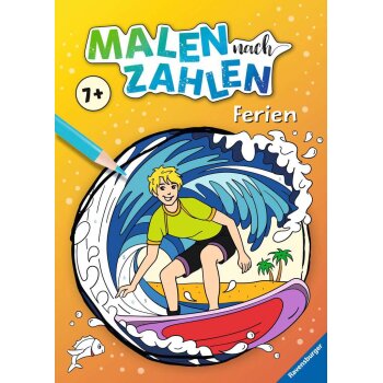 Ravensburger - Malbuch Malen nach Zahlen: Ferien (A)