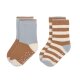 Lässig - Kinder Antirutsch-Socken (2er-Pack) - Anti-Slip Socks, HELLBLAU-KARAMELL  Gr. 27-30 (A)