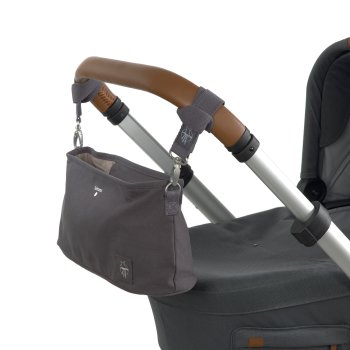 Lässig - Kinderwagentasche - Green Label Cotton, Anthrazit (A)