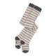 Lässig - Strumpfhose Bio-Baumwolle Stripes - Taupe Milky, 2-4 Jahre