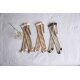 Lässig - Strumpfhose Bio-Baumwolle Stripes - Taupe Milky, 2-4 Jahre