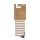 Lässig - Strumpfhose Bio-Baumwolle Stripes - Taupe Milky, 2-4 Jahre