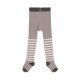 Lässig - Strumpfhose Half Striped - Half Striped Taupe Milky, Gr. 62/68