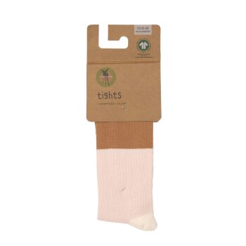 Lässig - Strumpfhose Block Stripe - Powder Pink, Caramel, 12-24 Monate