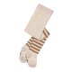 Lässig - Baby-Strumpfhose Tights Half Striped - Milky, 12-24 Monate
