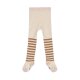 Lässig - Baby-Strumpfhose Tights Half Striped - Milky, 12-24 Monate