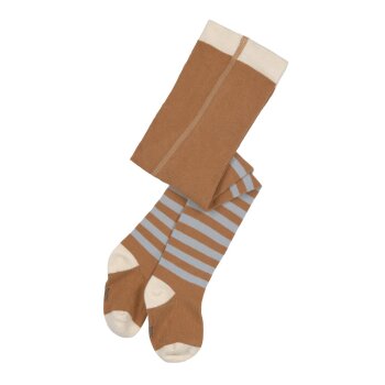 Lässig - Strumpfhose Half Striped - Caramel/Light...