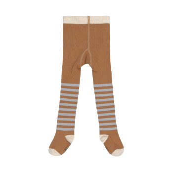 Lässig - Strumpfhose Halb Gestreift - Caramel, Light...