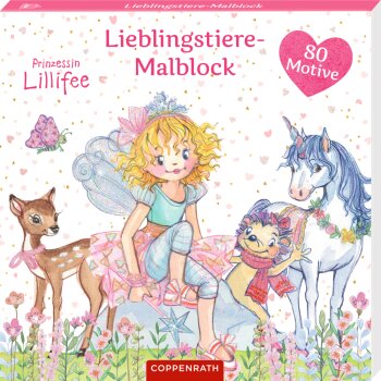 Coppenrath - Lieblingstiere-Malblock - Prinzessin...