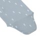 Lässig - Kurzarm-Wickelbody Bio-Baumwolle Blocks - Light Blue, Gr. 50/56