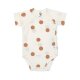 Lässig - Kurzarm-Wickelbody Big Dots Milky - 0-2 Monate
