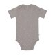 Lässig - Kurzarm-Wickelbody Bio-Baumwolle - Sprinkle Taupe, Gr. 62/68