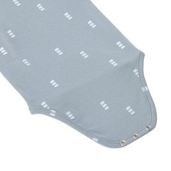 Lässig - Baby Langarmbody - Blocks Light Blue, 74/80, 7-12 Monate