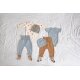 Lässig - Baby Langarmbody - Blocks Light Blue, 74/80, 7-12 Monate