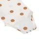 Lässig - Langarm-Body Big Dots Milky - Amerikanischer Ausschnitt, Gr. 86/92