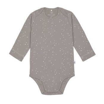 Lässig - Langarm-Wickelbody Sprinkle Taupe,...