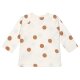 Lässig - Wickelhemd Kimono Bio-Baumwolle - Big Dots Milky, Gr. 62/68