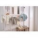 Lässig - Baby Langarmshirt - Blocks Light Blue, Bio-Baumwolle, Gr. 74/80
