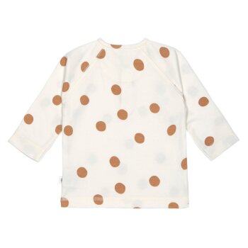 Lässig - Langarmshirt Bio-Baumwolle Big Dots Milky - Gr. 86/92