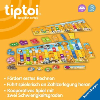 Ravensburger - tiptoi - Der verrückte Rechen-Zoo