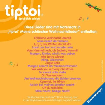Ravensburger - tiptoi - Meine schönsten Weihnachtslieder (S)