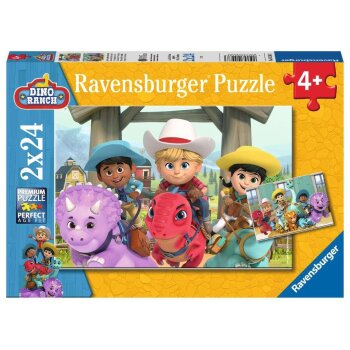 Ravensburger - Puzzle - 2 x 24 Teile - ab 4 Jahre - Dino...