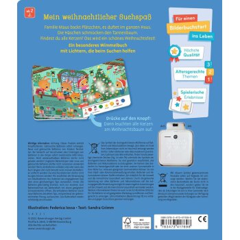 Ravensburger - Mein großes Lichter-Wimmelbuch: Weihnachten (S)