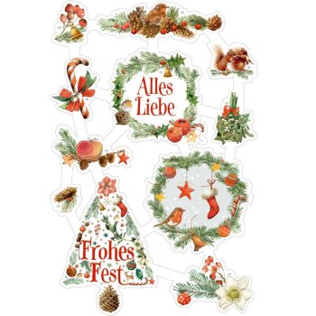 Coppenrath - Zauberhafte Weihnachten - Glanzbilder/Oblaten Winterwelt, sort. (A)