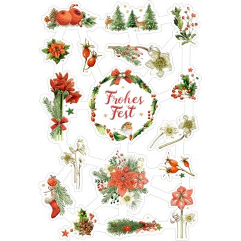 Coppenrath - Zauberhafte Weihnachten - Glanzbilder/Oblaten Winterwelt, sort. (A)