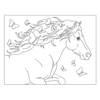 Coppenrath - Pferdefreunde - Glitzersticker-Malbuch (A)